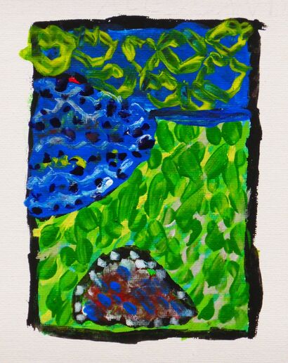 Danza dei Silenzi Verdi - A Paint Artwork by alessandra Venier